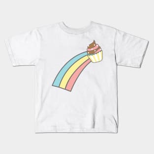 Rainbow cupcake Kids T-Shirt